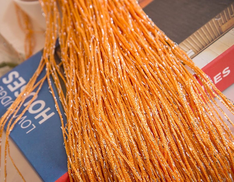 Eyotool 1x2 M Door String Curtain Rare Flat Thread Fringe Panel Room Divider Cute Strip Tassel for Wedding Coffee House Restaurant Parts - Image 3